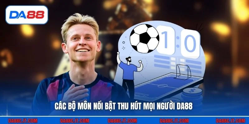 Các bộ môn nổi bật thu hút mọi người DA88